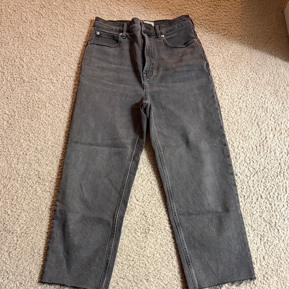 Everlane Women's High Rise Cropped Jeans
